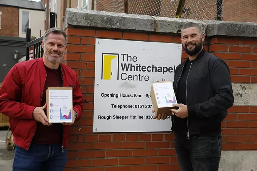 Top Sporting Stars Deliver Food Parcels To Children In Liverpool & Manchester On Behalf Of The Yianis Christodoulou Foundation