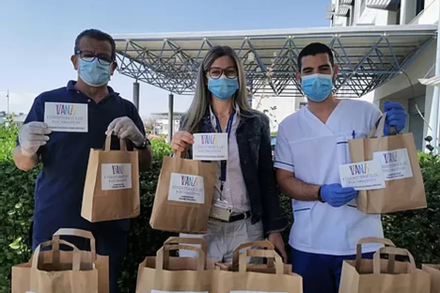 Mission Completed ! Snack Bags Delivered To Cyprus Public Hospital During COVID 19