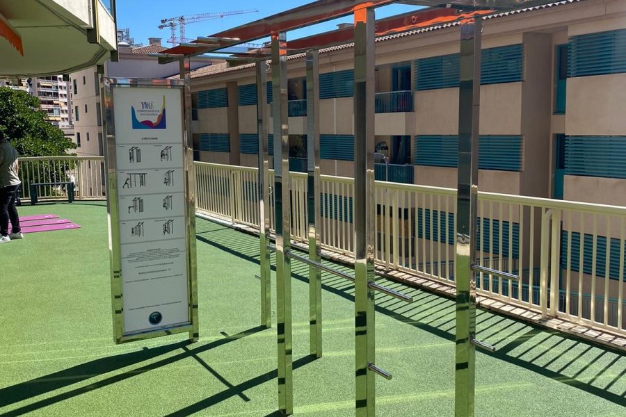 The Foundation Provides Outside Gym Equipment For Hospital Staff