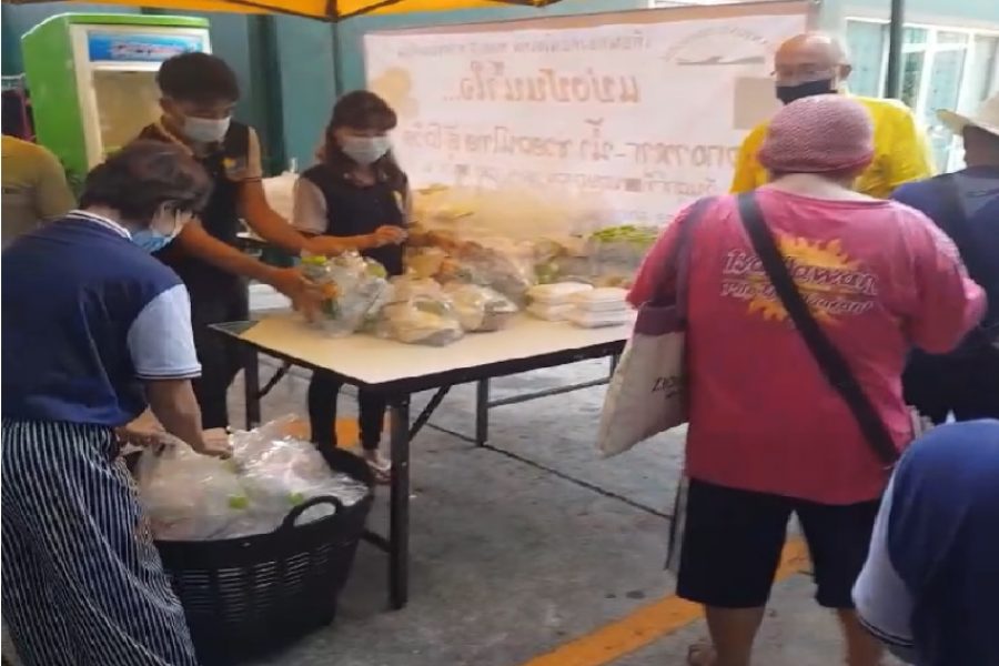 Foundation Funding Food Aid Initiative In Banglamung Chonburi Thailand COVID 19