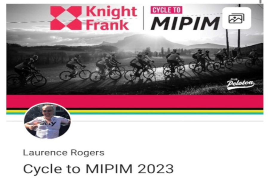 Foundation Donates £1000 To Laurence Rogers ‘Cycle From London to Cannes MPIM 2023’