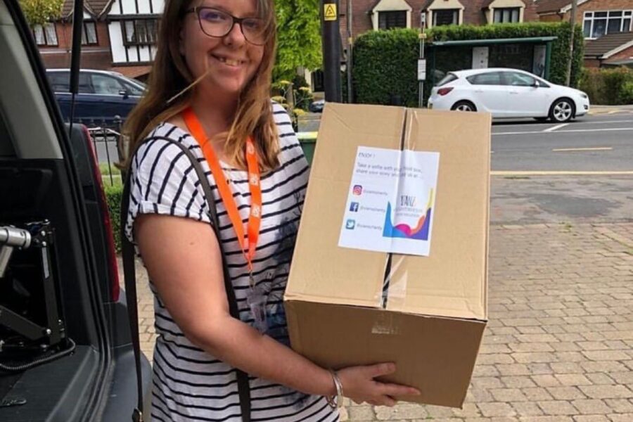 Home Start Essex delivering boxes of goodies and school readiness resources